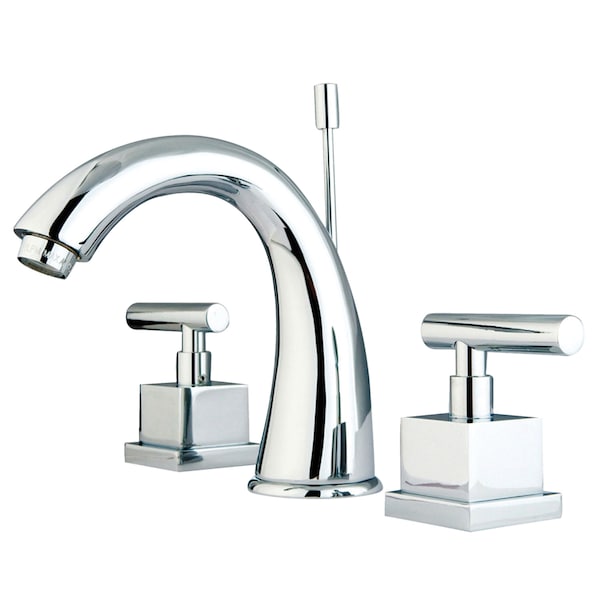8" Widespread Bathroom Faucet, Chrome